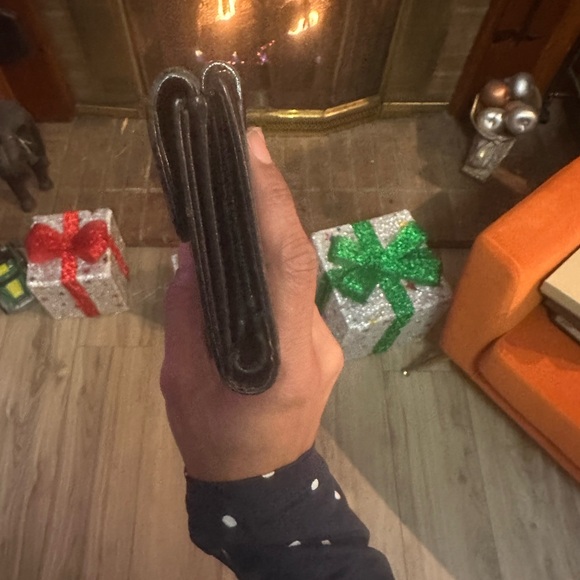 Authentic Christian Dior Trotter D Charm wallet leather - Picture 3 of 7